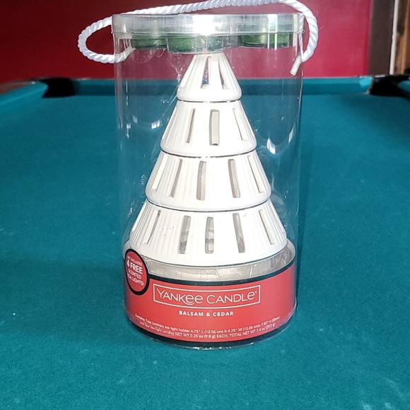 YANKEE CANDLE White Luminary Christmas Tree
